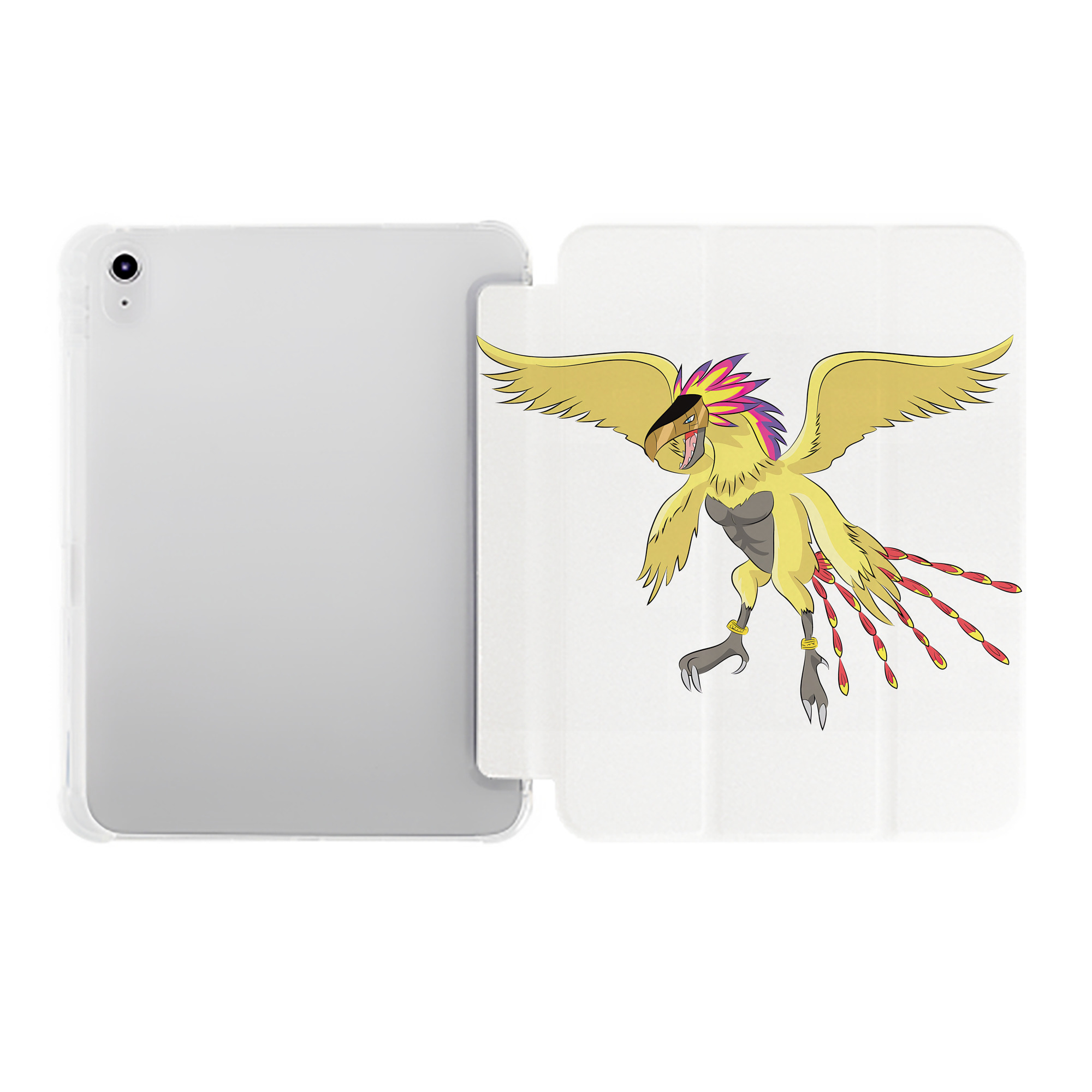 （画像用） Digimon デジタルモンスター/デジモン IPad ケース ペン収納付き 三つ折りスタンド PUレザー×シリコン 対応機種9.5/10.5/10.9インチ
